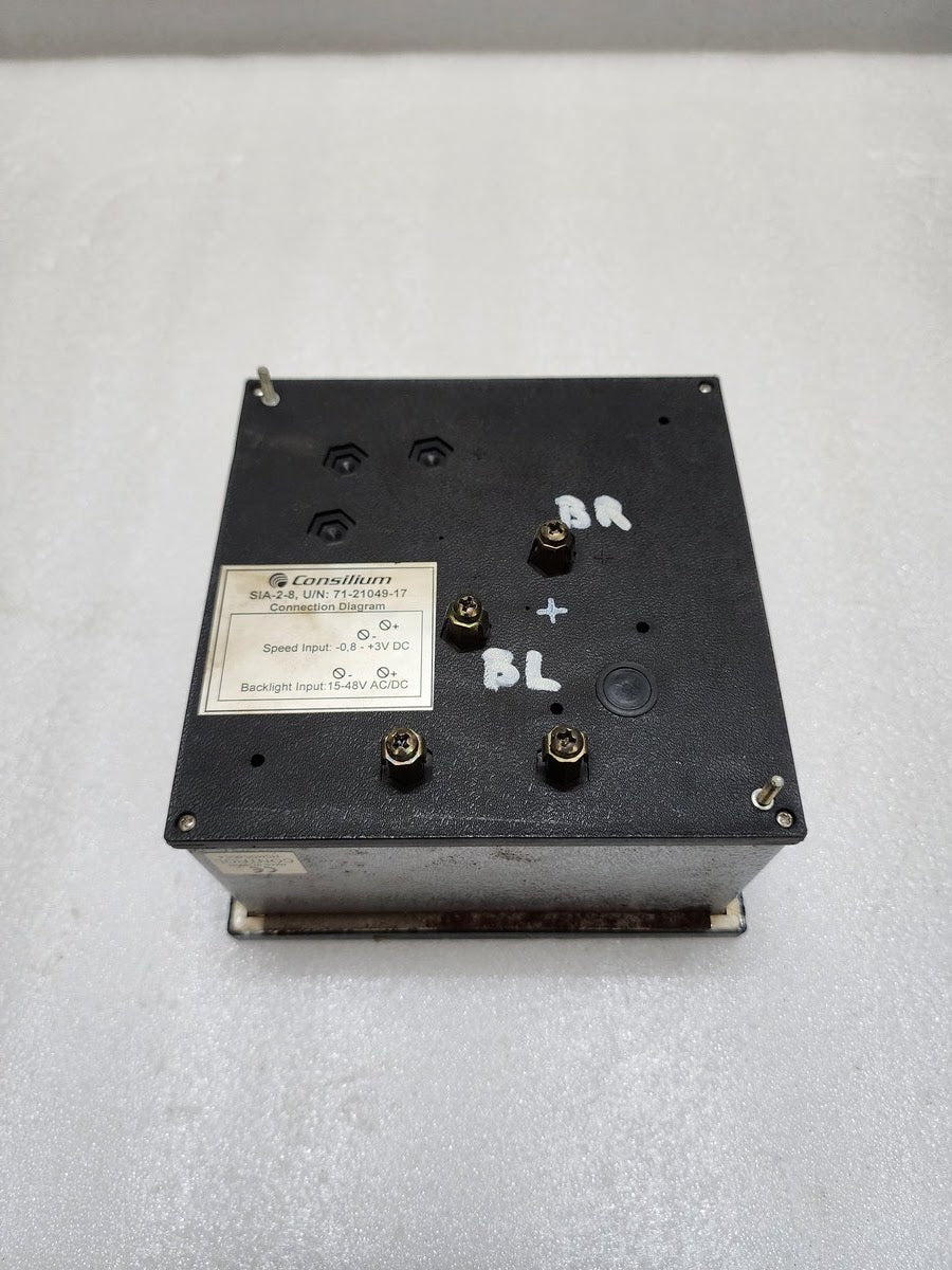 CONSILIUM KNOTS SIA-2-8 SPEED LOG ANALOG INDICATOR 71-21049-17