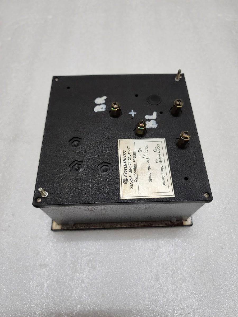 CONSILIUM KNOTS SIA-2-8 SPEED LOG ANALOG INDICATOR 71-21049-17