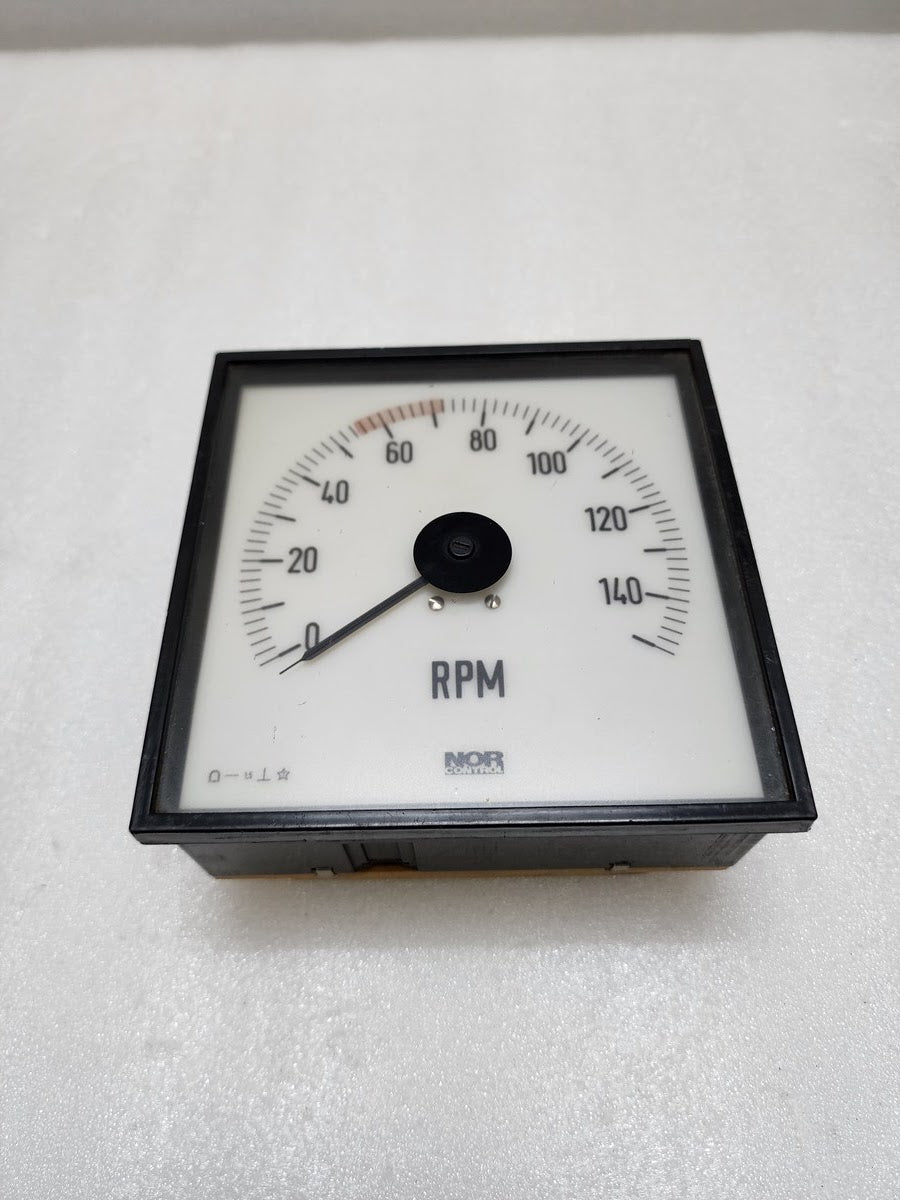 NOR CONTROL 81196/2 RPM METER 0-150 RPM