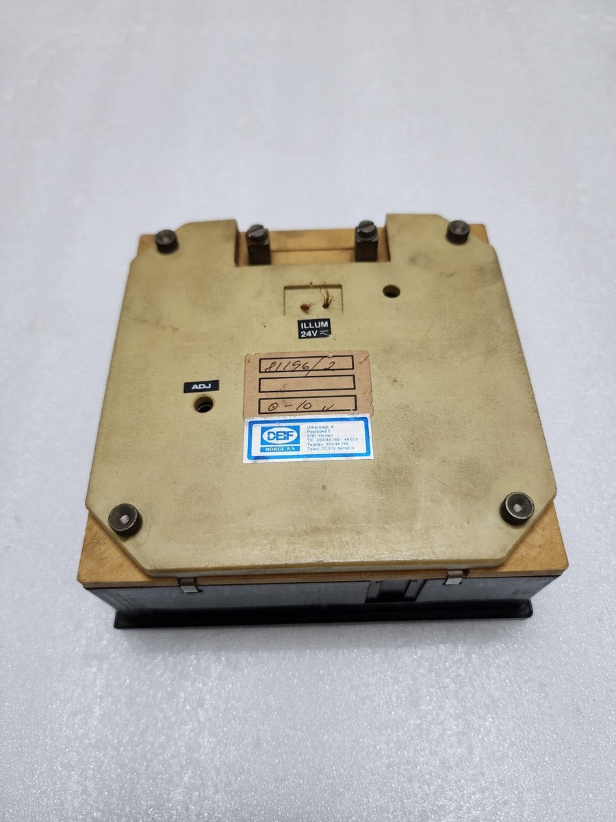 NOR CONTROL 81196/2 RPM METER 0-150 RPM