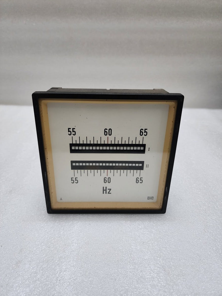DEIF DOUBLE FREQUENCY METER 55-65Hz 2x21 60611-1