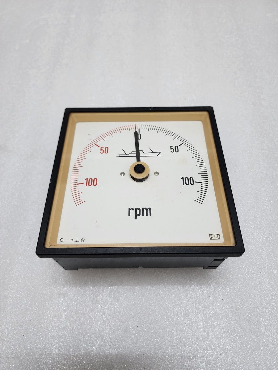 DEIF RPM METER 2.5-0-2.5mA 65260-1 0-100 RPM
