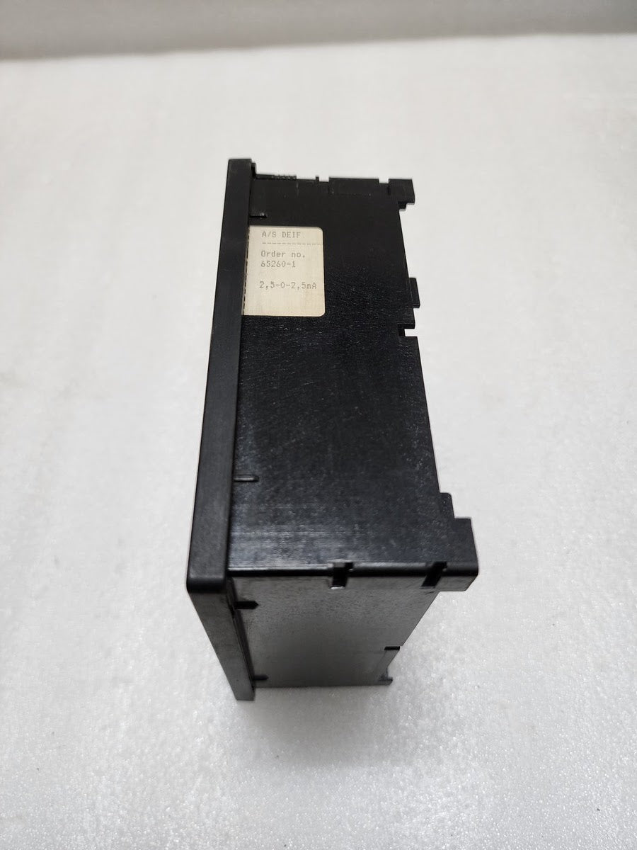 DEIF RPM METER 2.5-0-2.5mA 65260-1 0-100 RPM