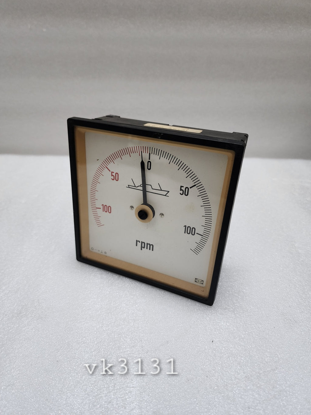 DEIF RPM METER 2.5-0-2.5mA 65260-1 0-100 RPM