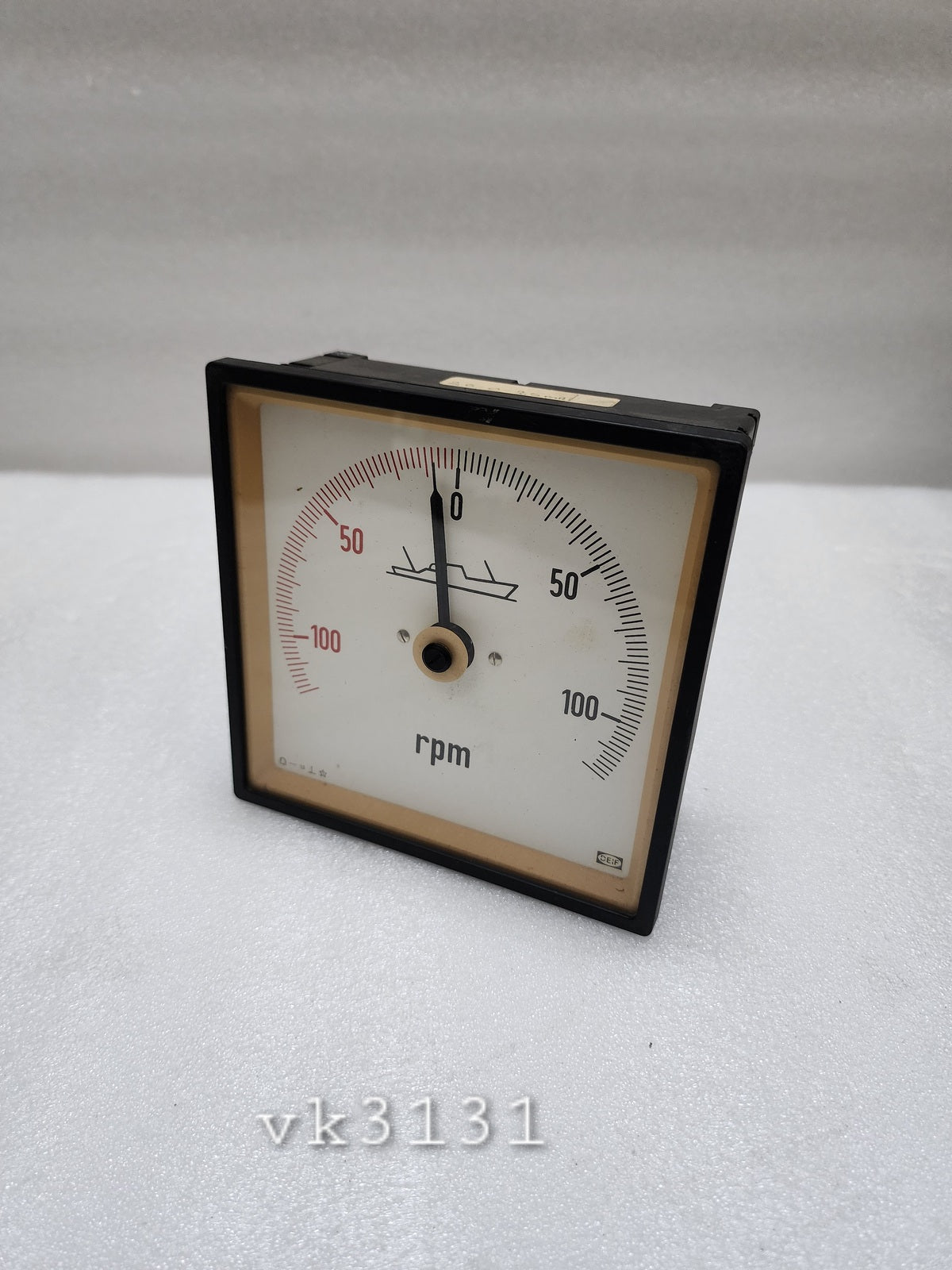 DEIF RPM METER 2.5-0-2.5mA 65260-1 0-100 RPM