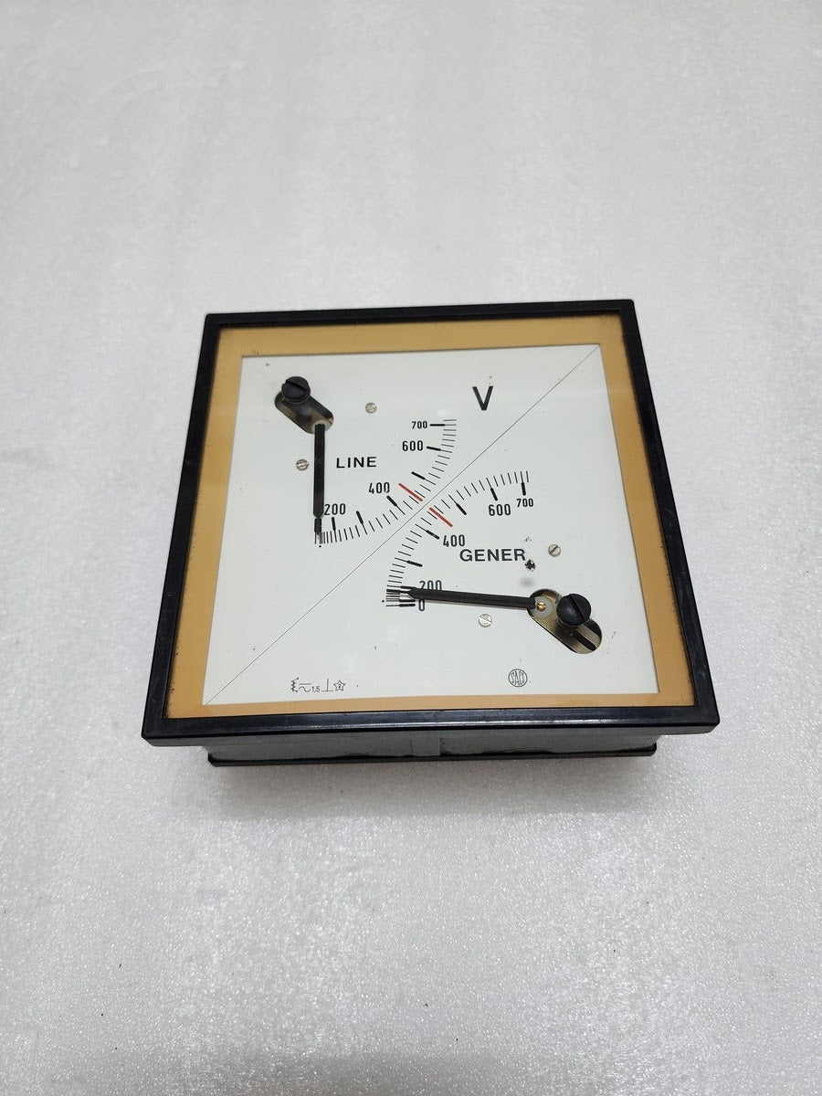SACI DOUBLE VOLT METER 0-710V