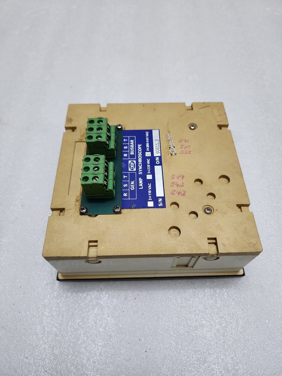 DEIF 60611.3 LAMP SYNCHROSCOPE 3 X 380/440VAC