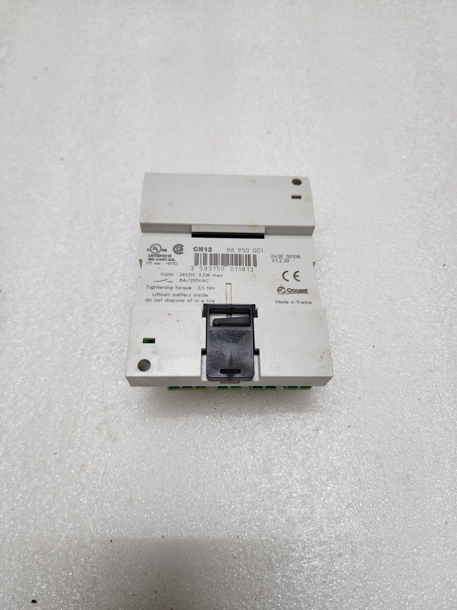 CROUZET CM12 BASE CONTROLLER 88 950 001 24VDC