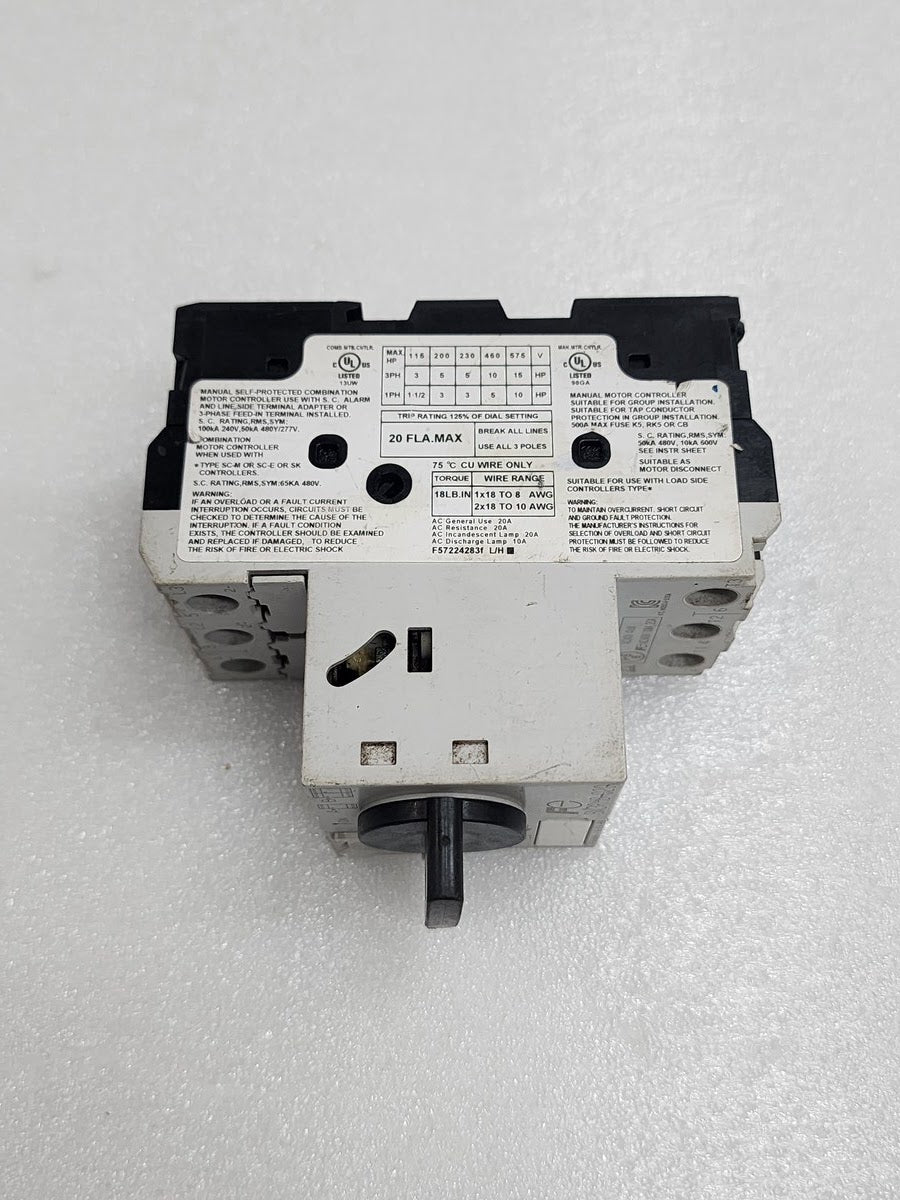 FUJI ELECTRIC BM3RHB-020 MOTOR PROTECTOR 14-20A