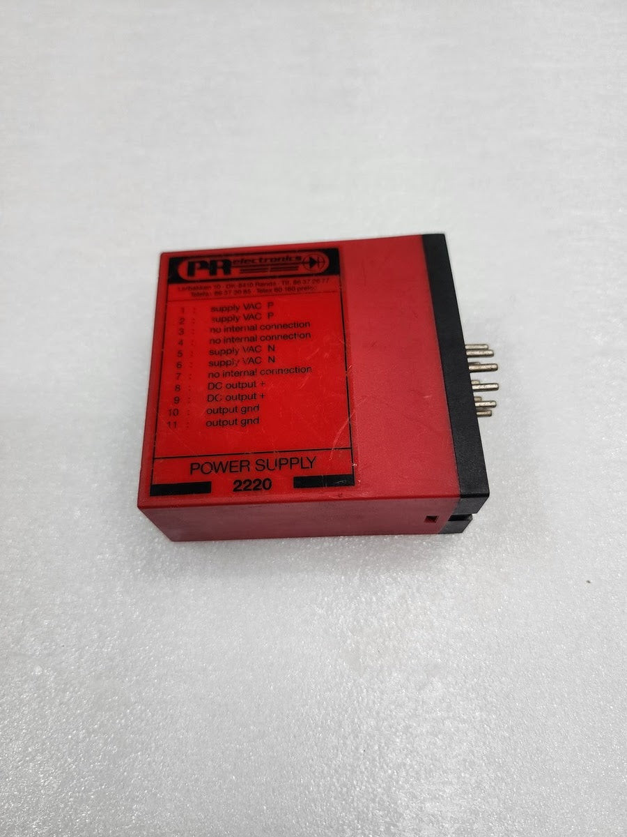 PR ELECTRONICS 2220 POWER SUPPLY 2220-B1 220VAC