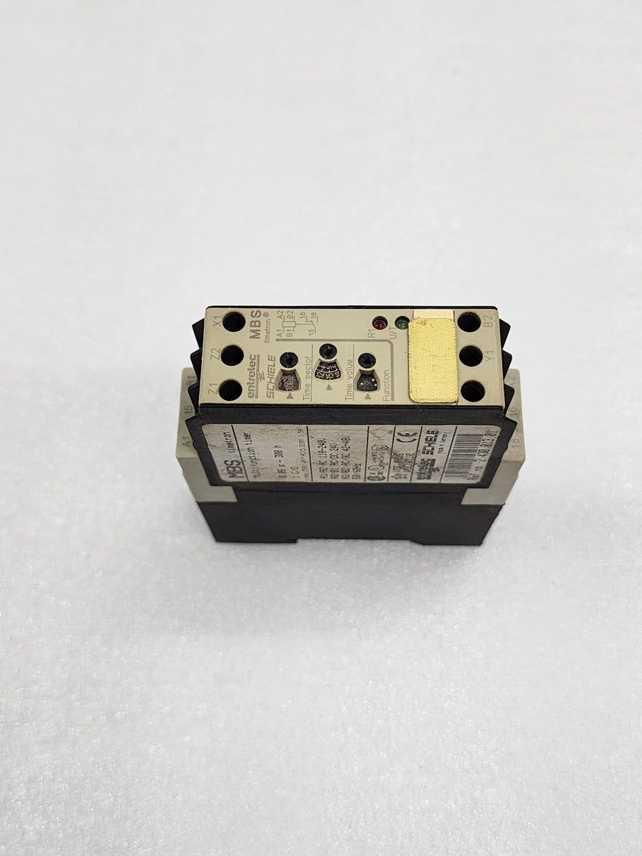 ENTRELEC SCHIELE MBS TIMETRON MULTIFUNCTION TIMER 2.430.013.01 110-240VAC/24V AC