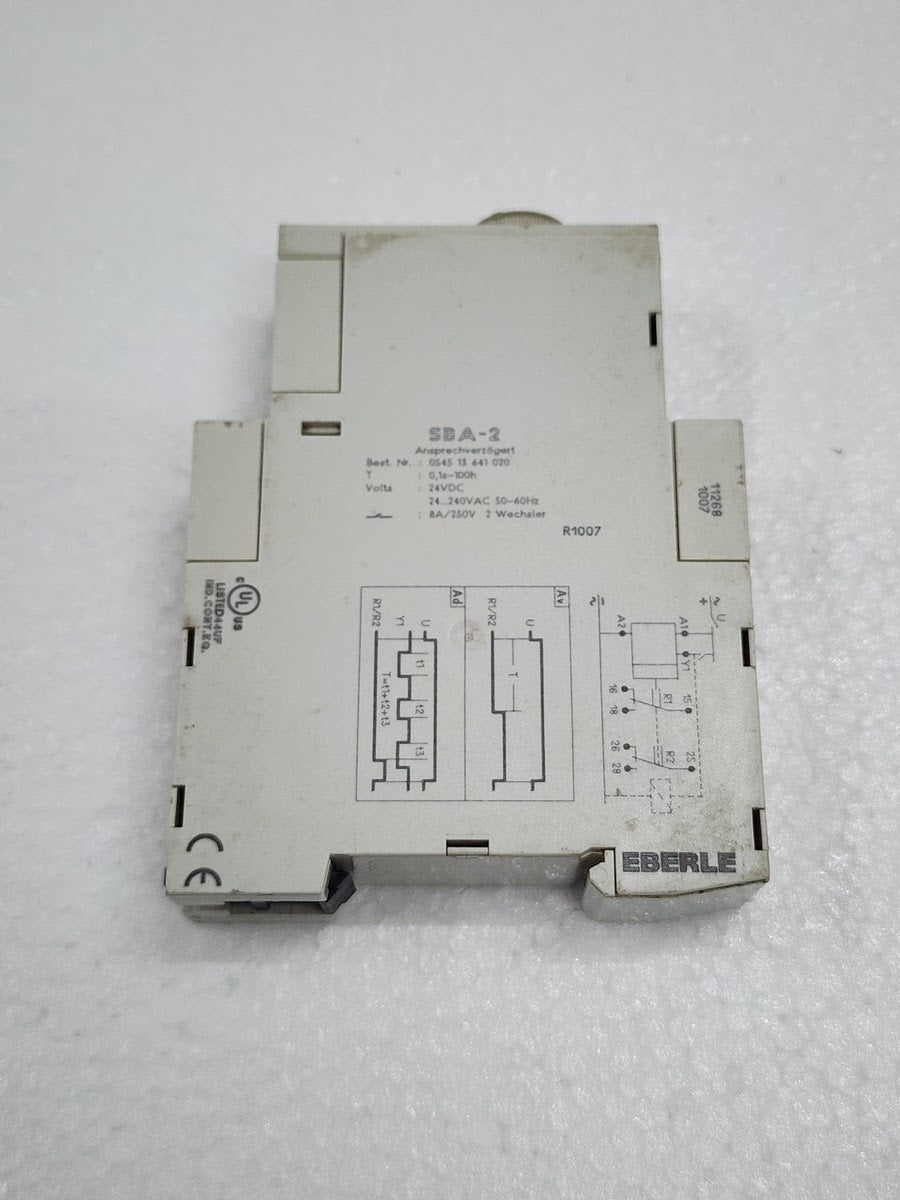 EBERLE SBA-2 TIMER RELAY 0545 13 641 020 24VDC / 24-240VAC