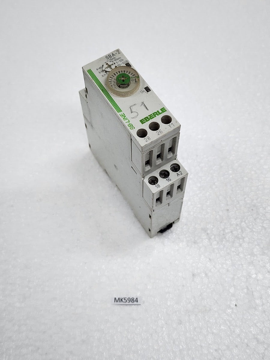 EBERLE SBA-2 TIMER RELAY 0545 13 641 020 24VDC / 24-240VAC