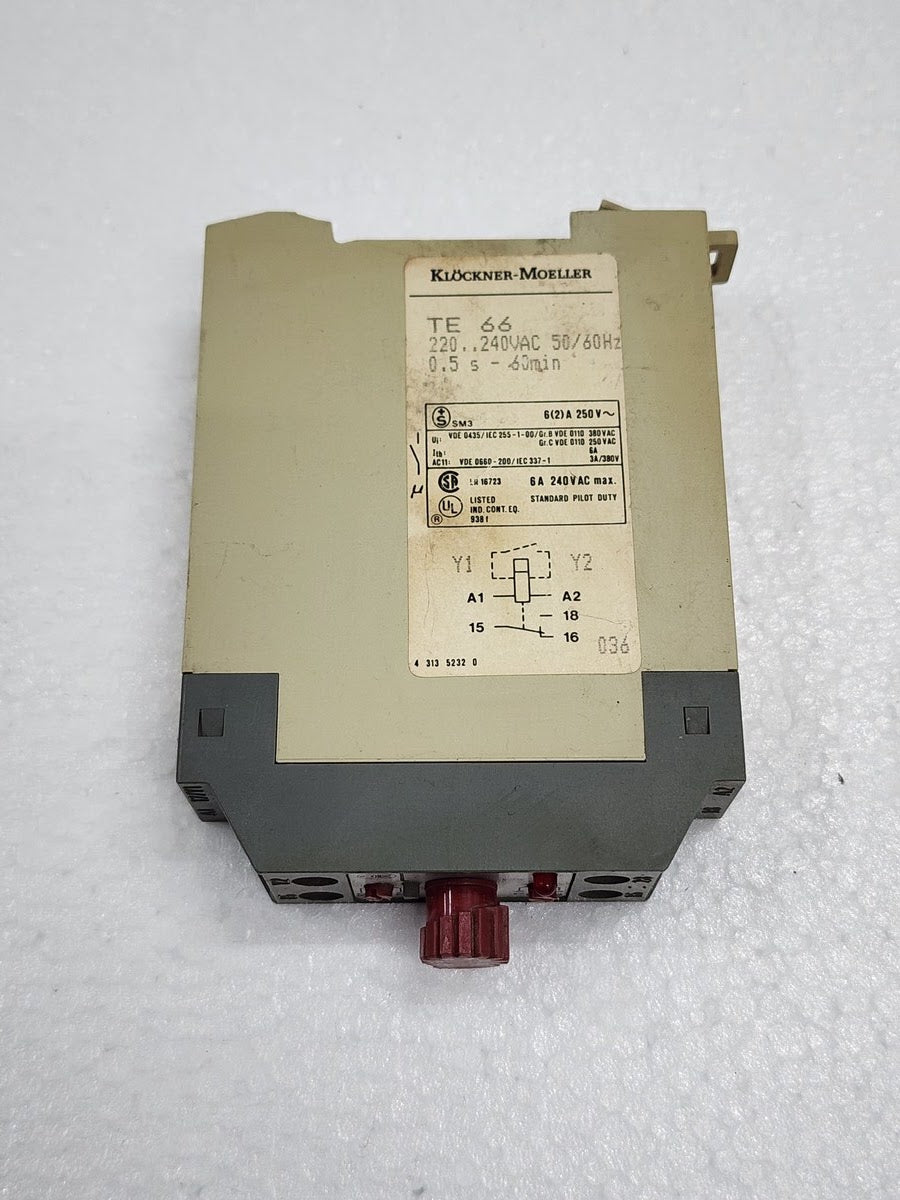 MOELLER TE66 TIMER RELAY 220-240VAC