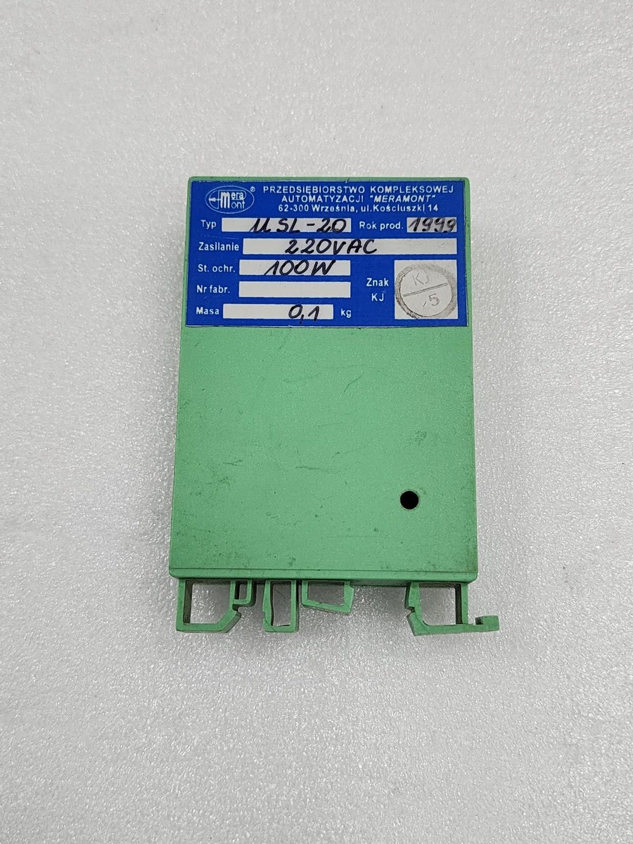 MERAMONT USL-20 DIMMER RELAY PRZEDSIEBIORSTWO KOMPLEKSOWEJ AUTOMATYZACJI