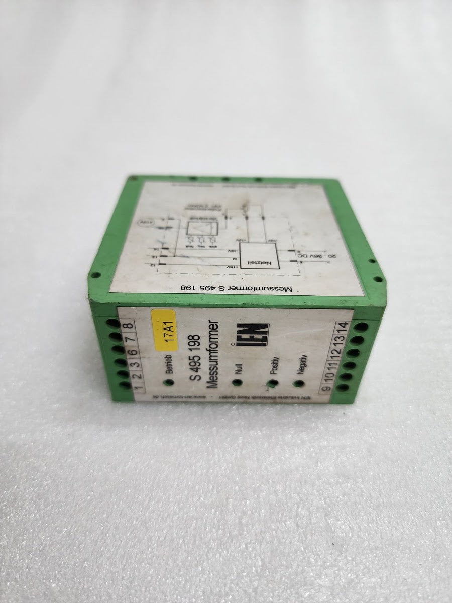IEN INDUSTRIE ELEKTRONIK NORD S 495 198 MESSUMFORMER - BODY DAMAGE