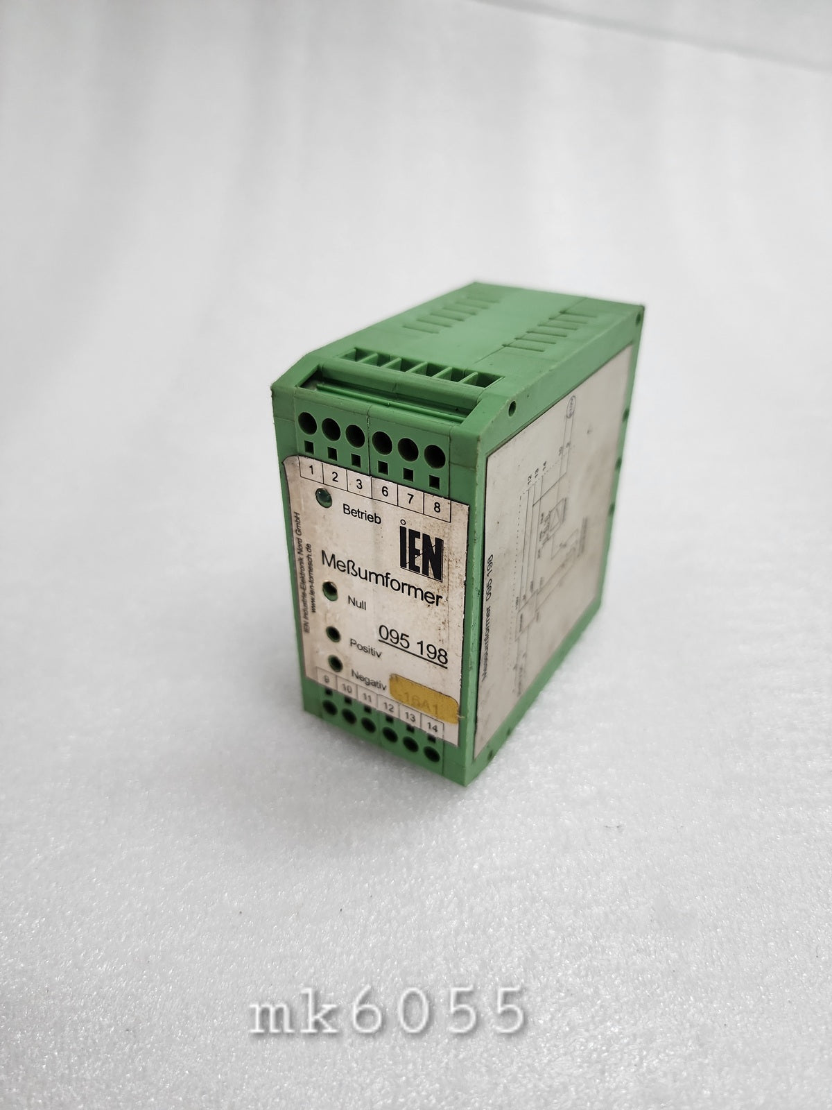 IEN INDUSTRIE ELEKTRONIK NORD 095 198 MEBUMFORMER
