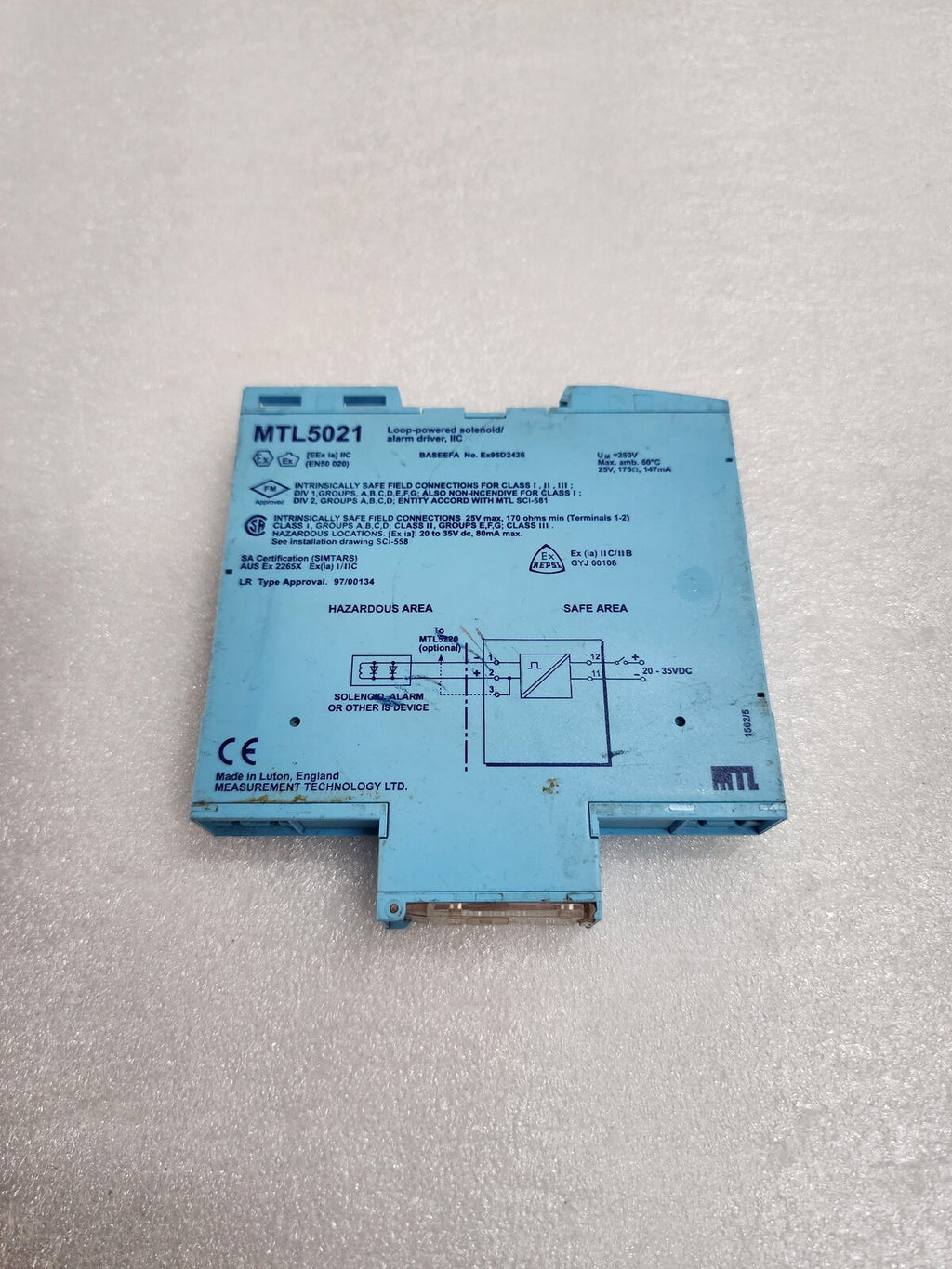 MEASUREMENT TECHNOLOGY MTL5021 SOLENOID ALARM DRIVER