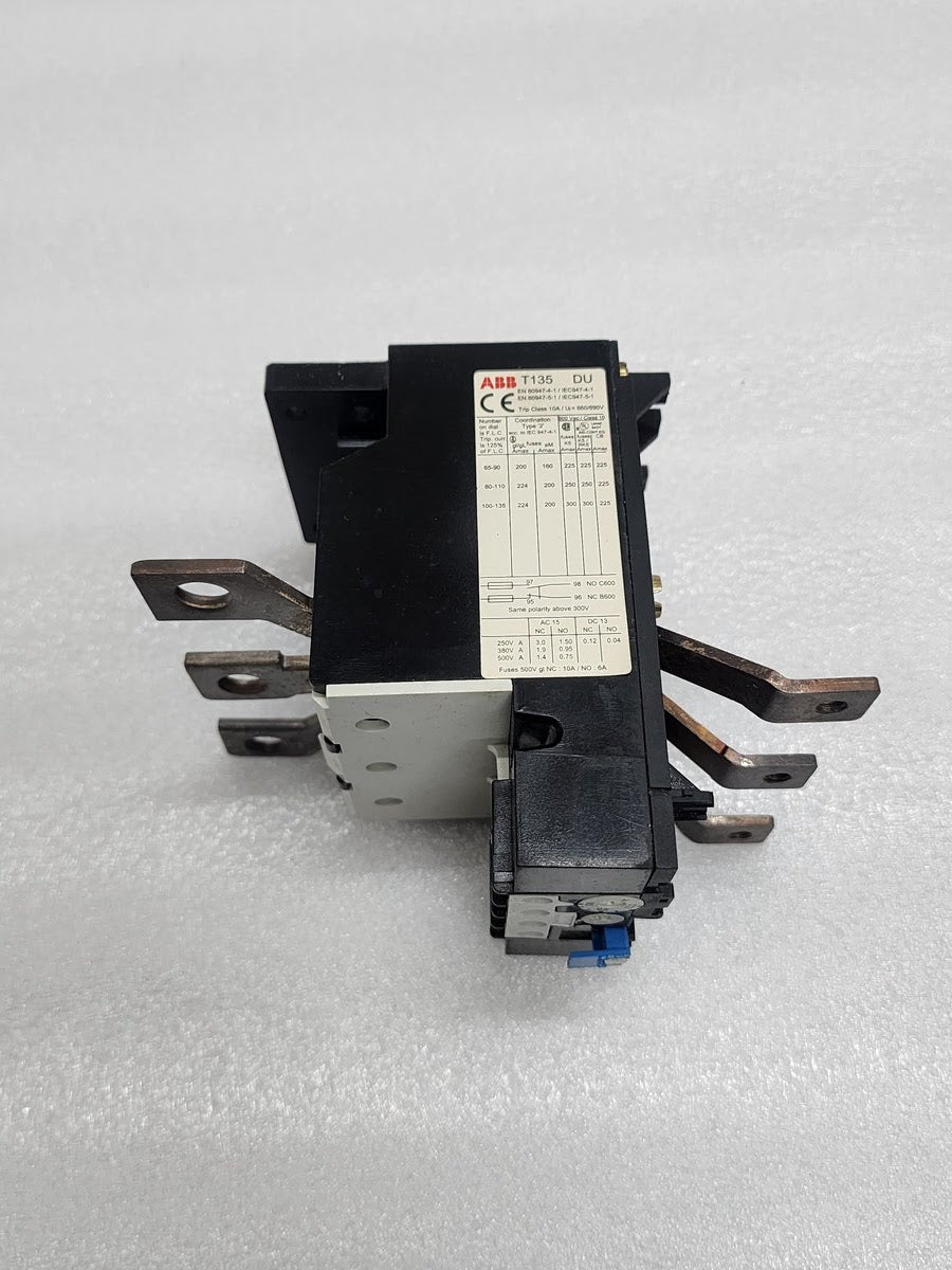 ABB T135 DU 110 THERMAL OVERLOAD RELAY GJZ 432 1301 R0002 80-110A