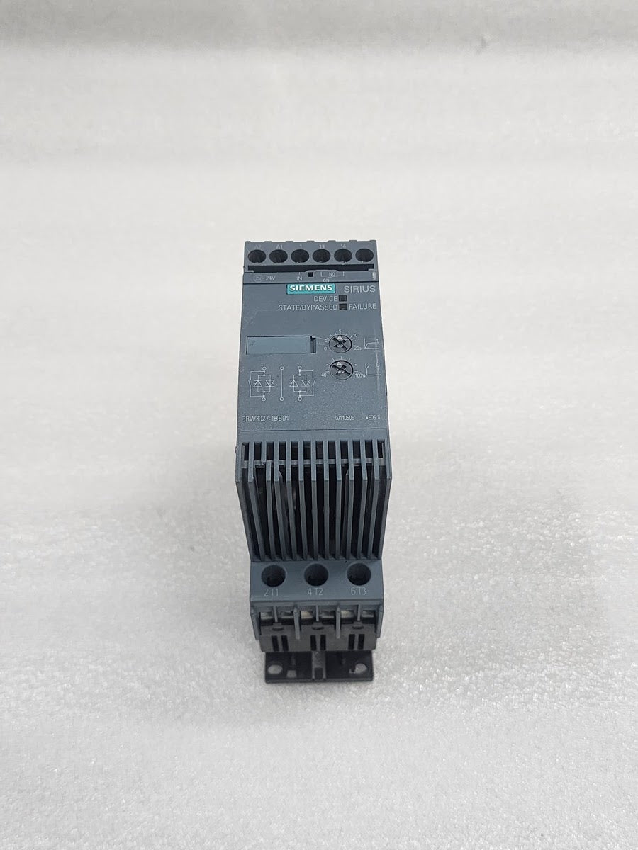 SIEMENS 3RW3027-1BB04 AC SEMICONDUCTER MOTOR STARTER 32A 15KW/400V