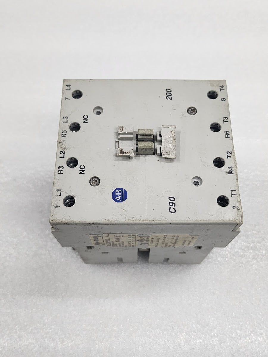 ALLEN BRADLEY CAT 100-C90-200 SER A MAGNETIC CONTACTOR COIL VOLTAGE 110-120V