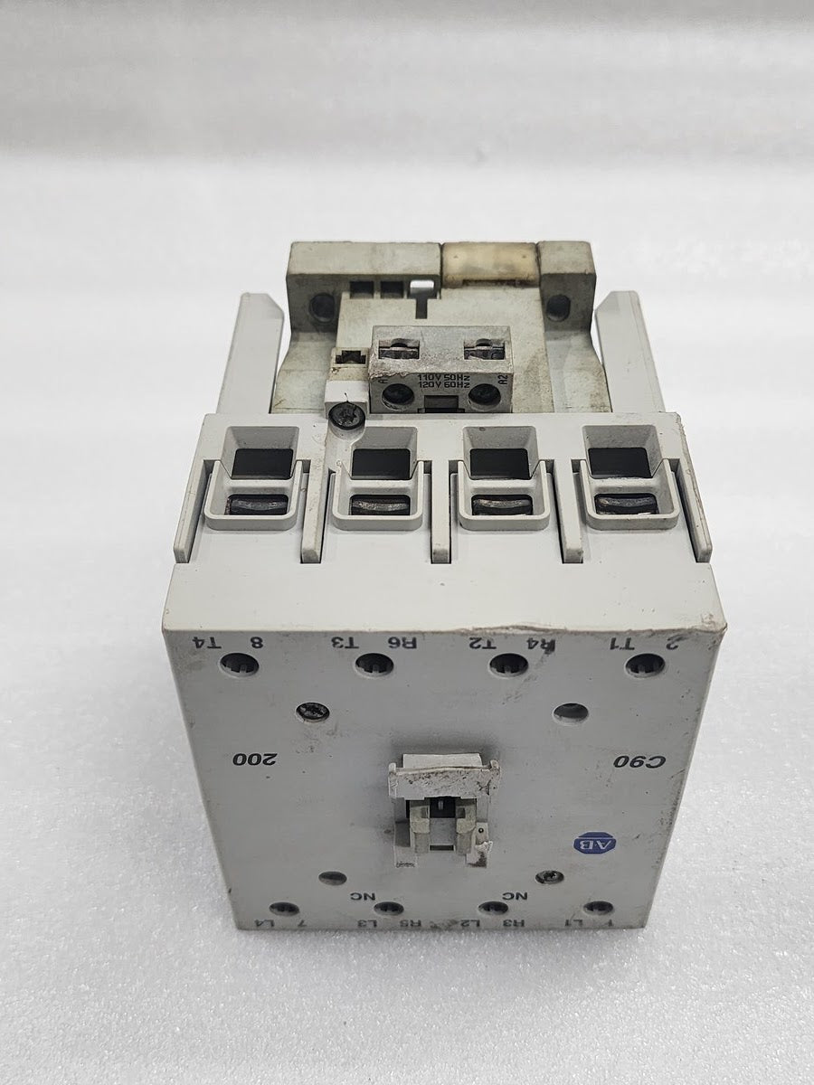 ALLEN BRADLEY CAT 100-C90-200 SER A MAGNETIC CONTACTOR COIL VOLTAGE 110-120V