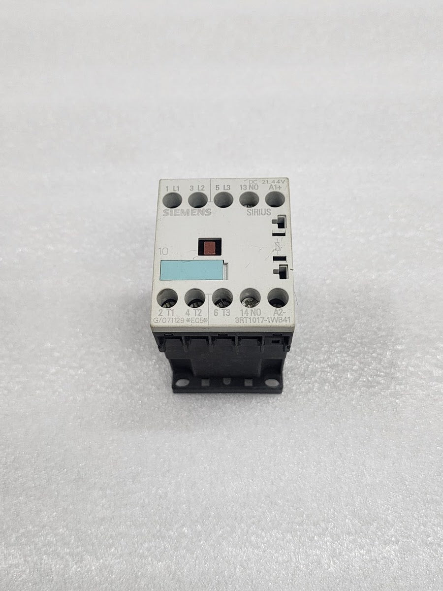 SIEMENS  3RT1017-1WB41 MAGNETIC CONTACTOR 5.5KW 400-690V