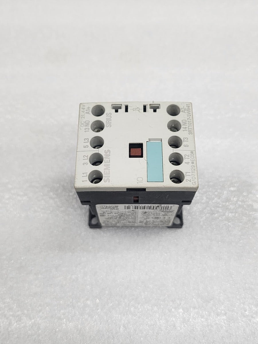 SIEMENS  3RT1017-1WB41 MAGNETIC CONTACTOR 5.5KW 400-690V