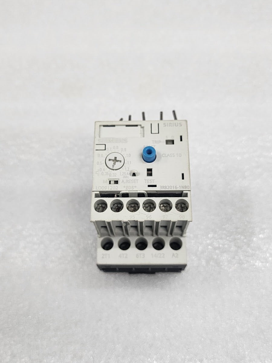 SIEMENS 3RB2016-1NB0 OVERLOAD RELAY 0.32-1.25A