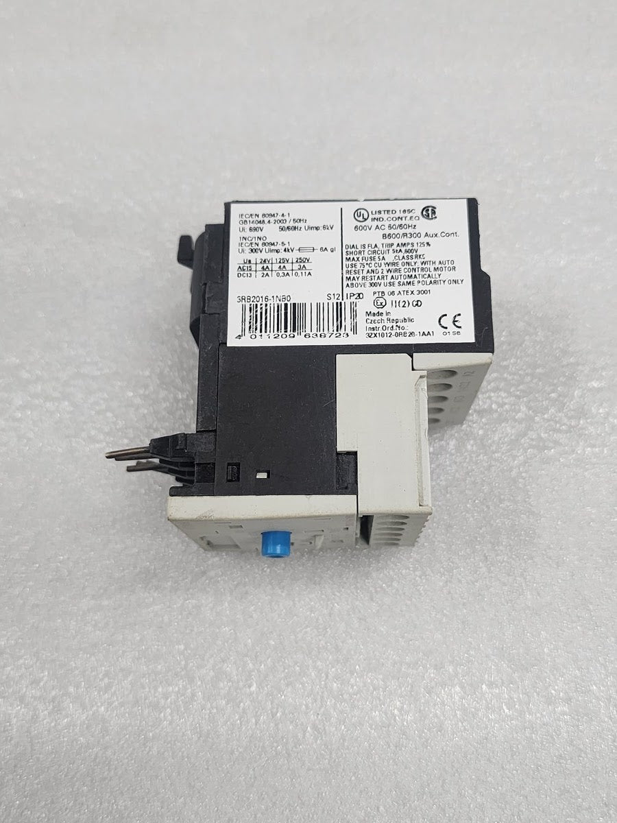 SIEMENS 3RB2016-1NB0 OVERLOAD RELAY 0.32-1.25A