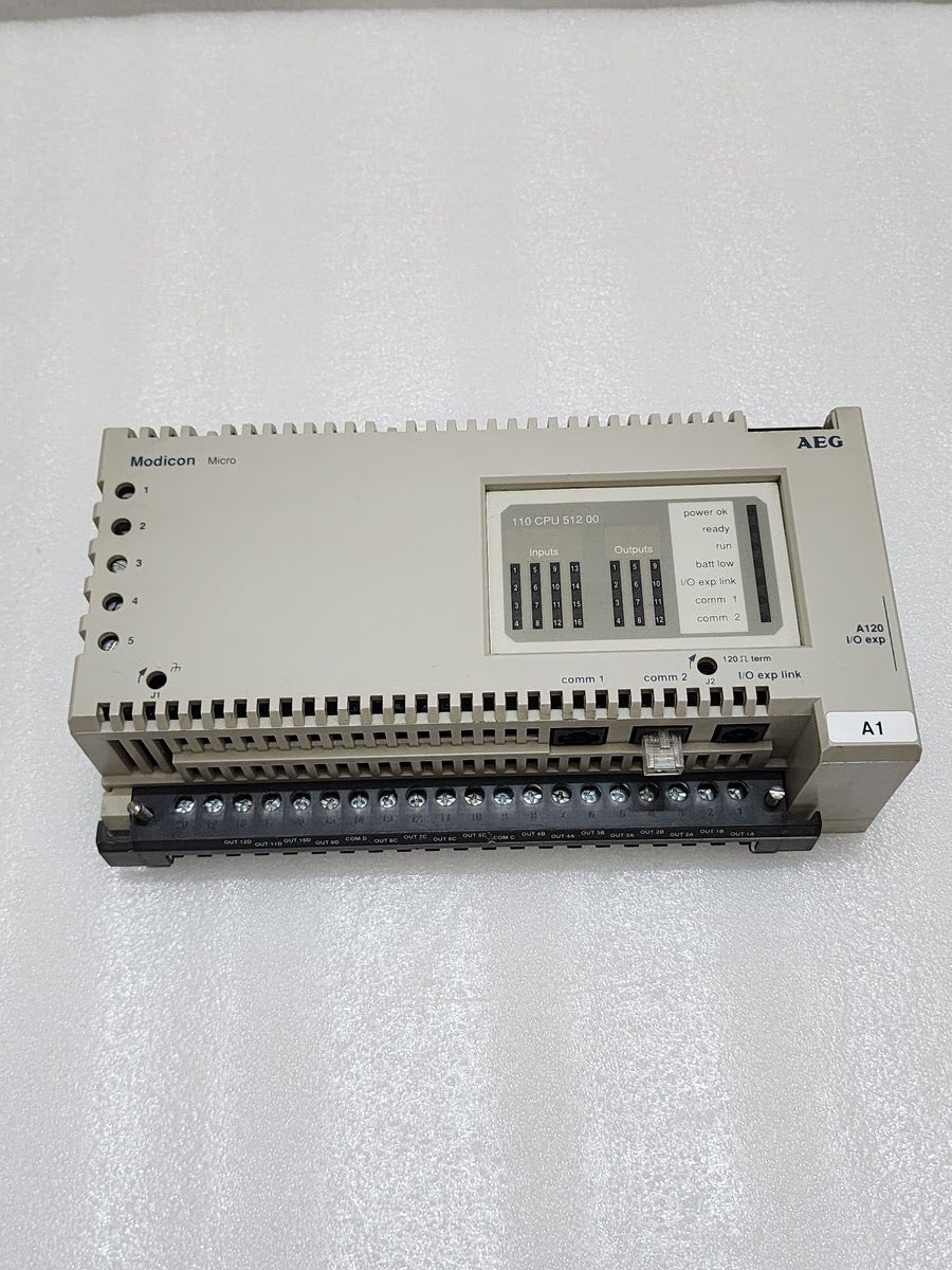 110 CPU 512 00 PLC CONTROLLER MICRO CPU DC PS DC IN REL