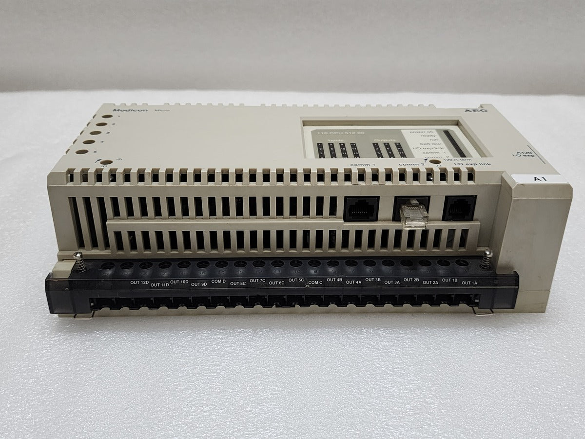 110 CPU 512 00 PLC CONTROLLER MICRO CPU DC PS DC IN REL