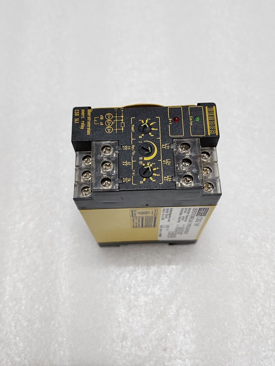 BENDER CSG 141 OVERLOAD RELAY 943607 85-275V AC