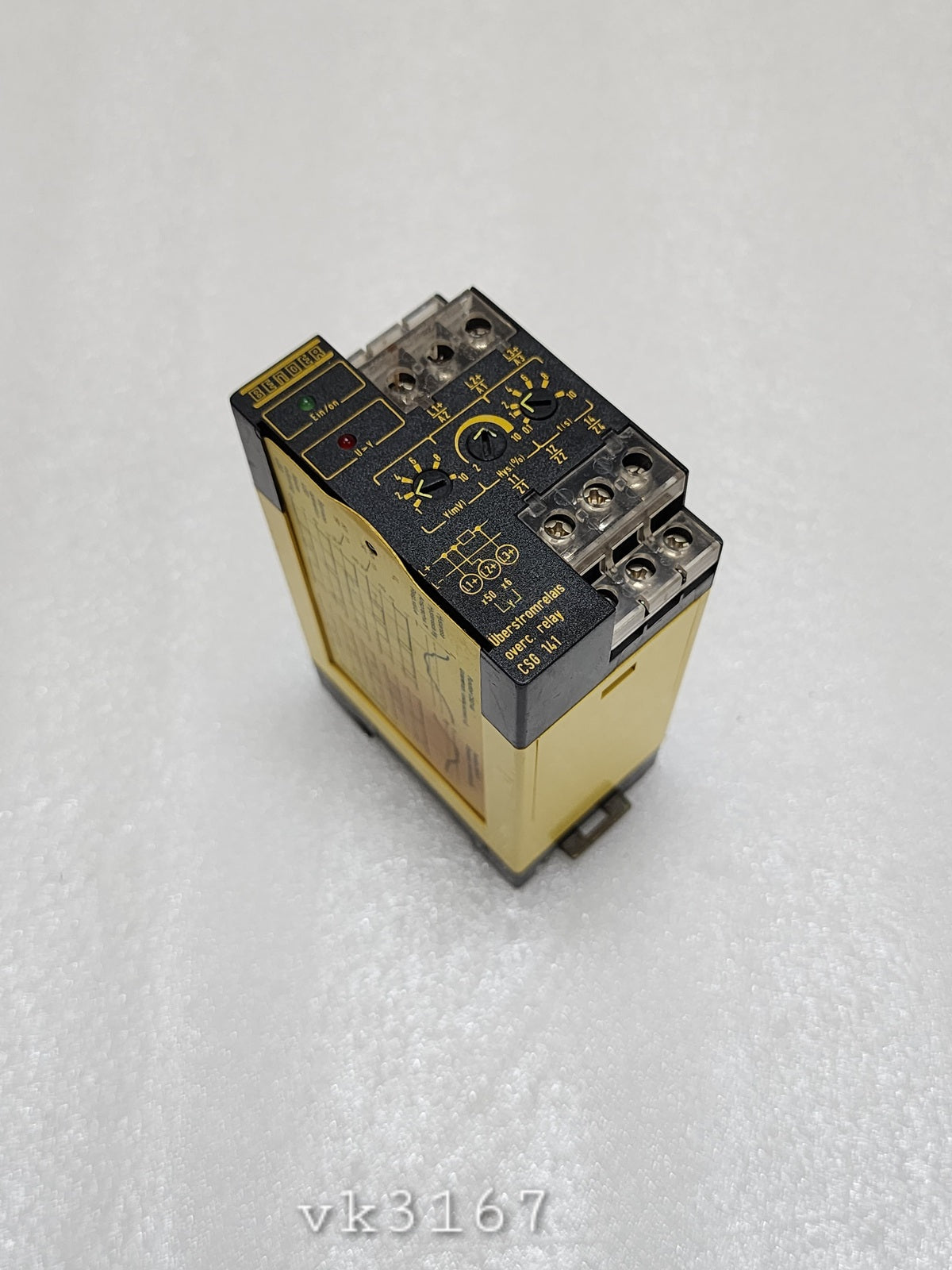 BENDER CSG 141 OVERLOAD RELAY 943607 85-275V AC