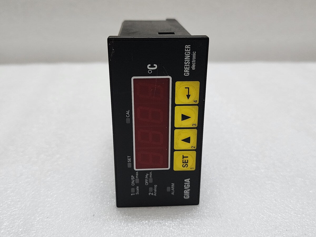 GREISINGER ELECTRONIC GIR 1002 PT100 TEMPERATURE CONTROLLER 230VAC