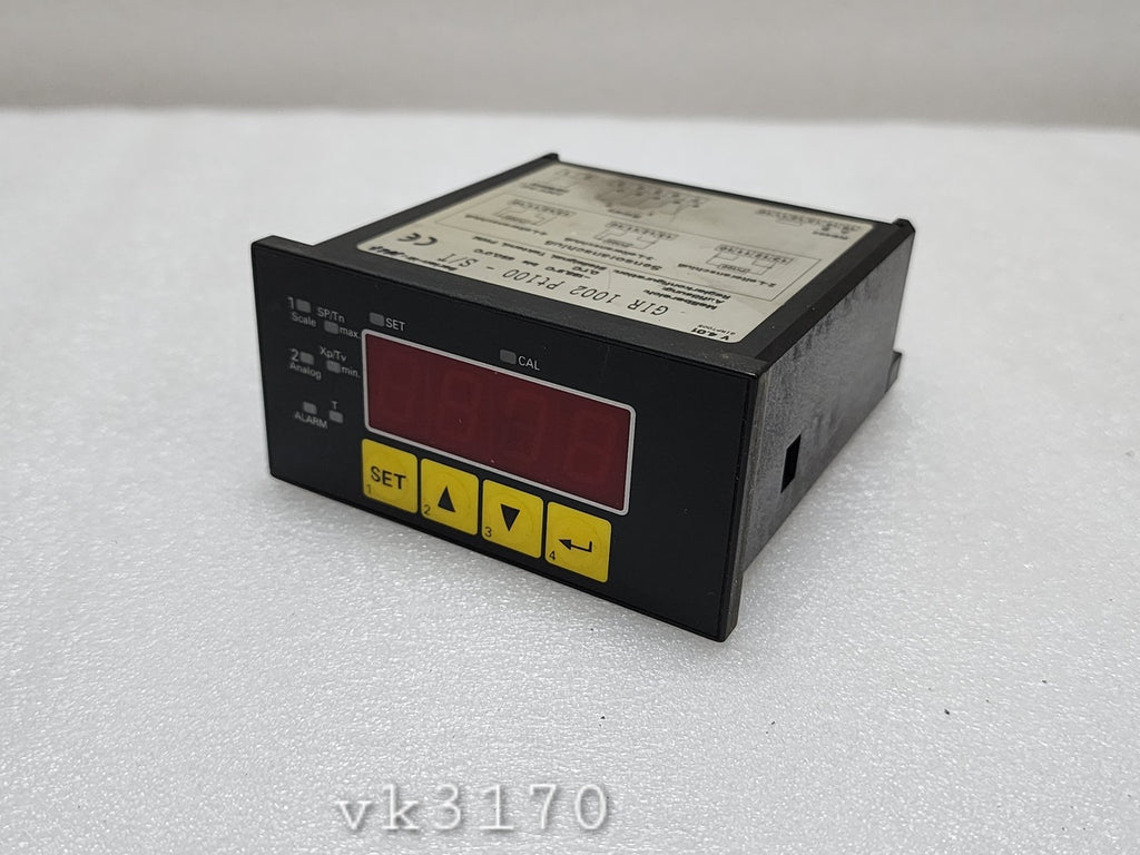 GREISINGER ELECTRONIC GIR 1002 PT100 - S/T TEMPERATURE CONTROLLER 230VAC