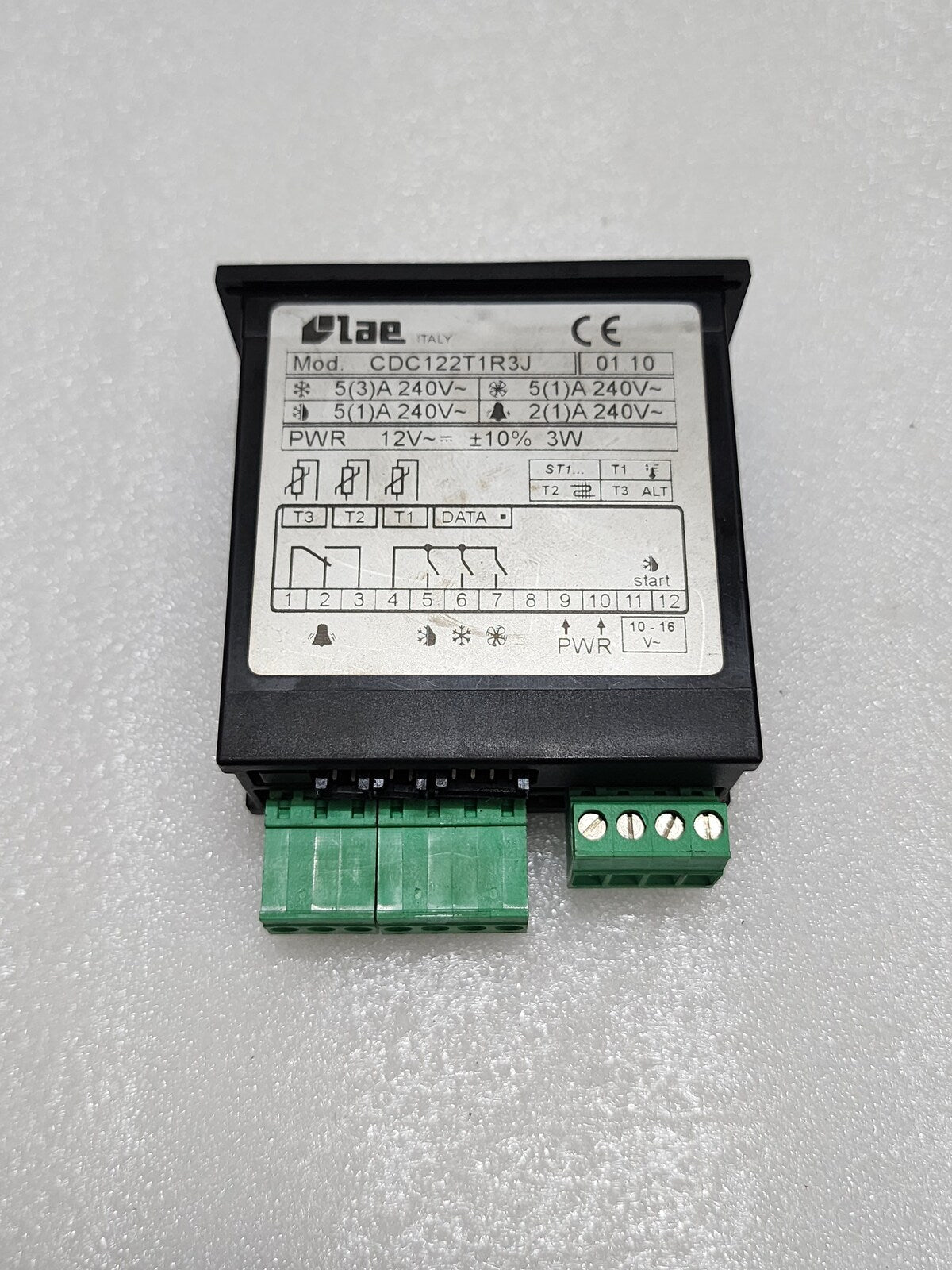 LAE CDC122T1R3J TEMPERATURE CONTROLLER 12V