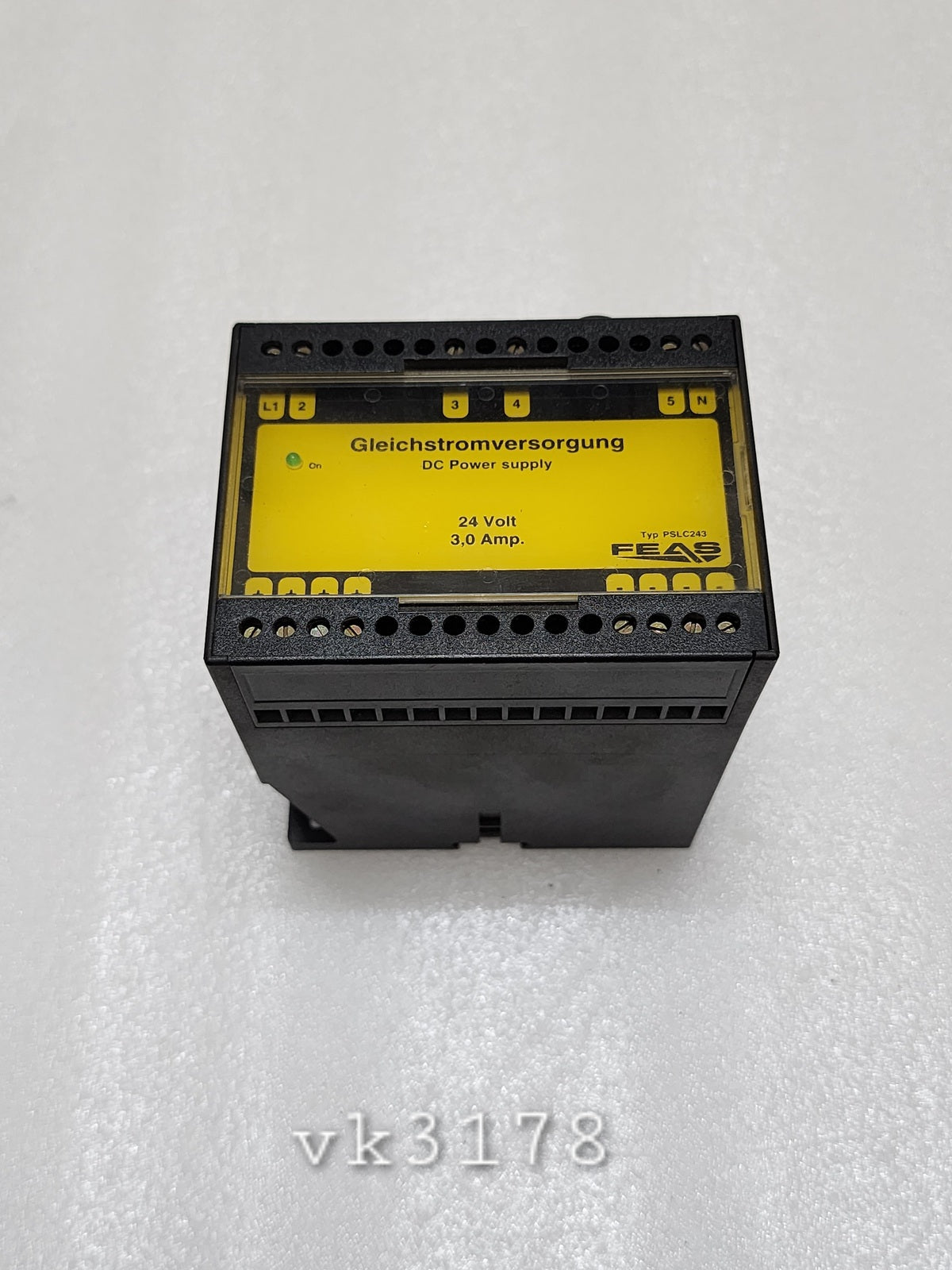 FEAS PSLC243 DC POWER SUPPLY 24V 3A