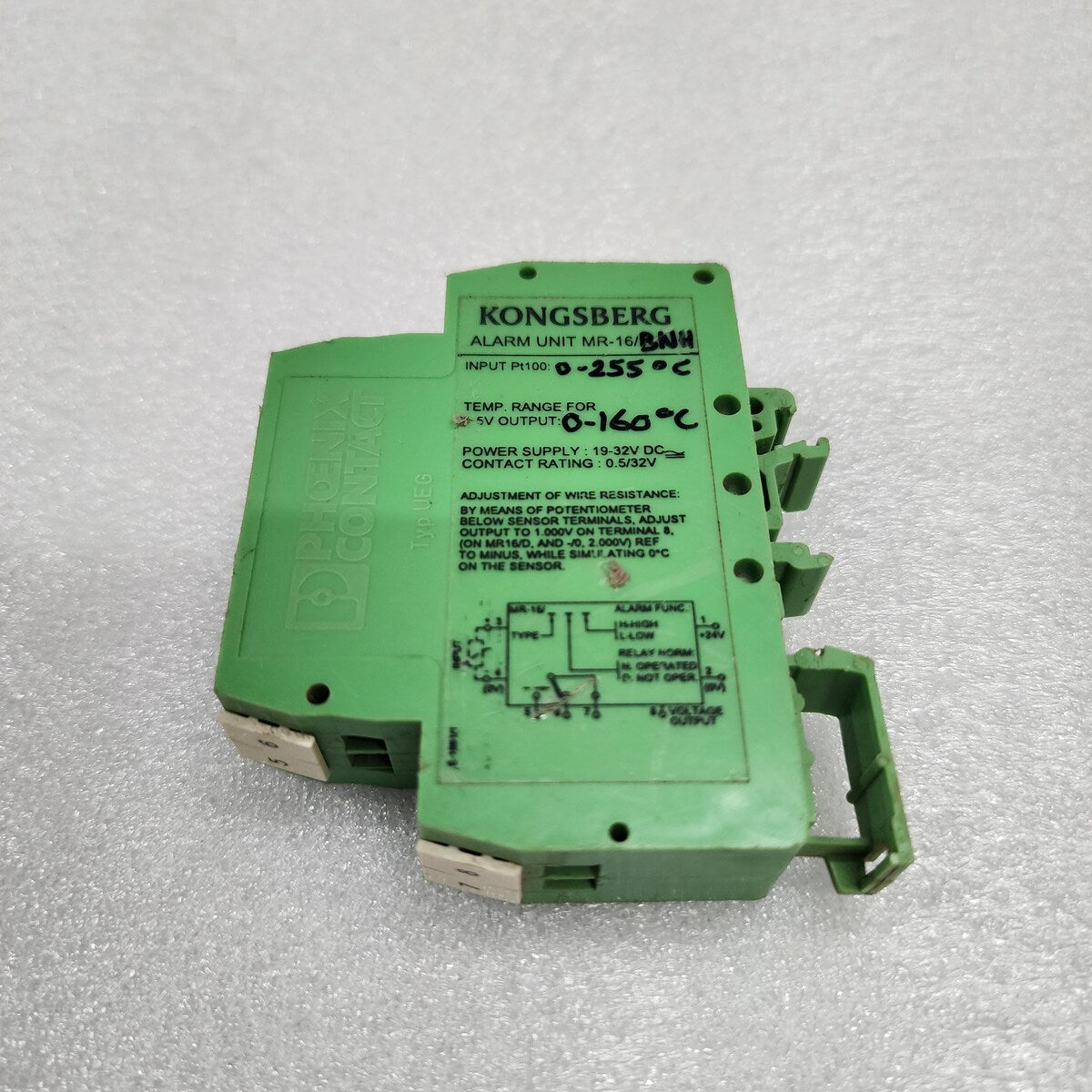 KONGSBERG MR-16/BNH ALARM UNIT 19-32VDC