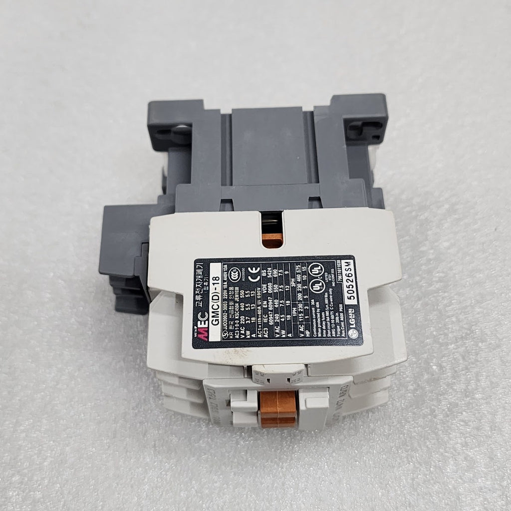 LG ELECTRIC GMC-18 MAGNETIC CONTACTOR 18A COIL VOLTAGE 100-110V AC GMC(D)-18