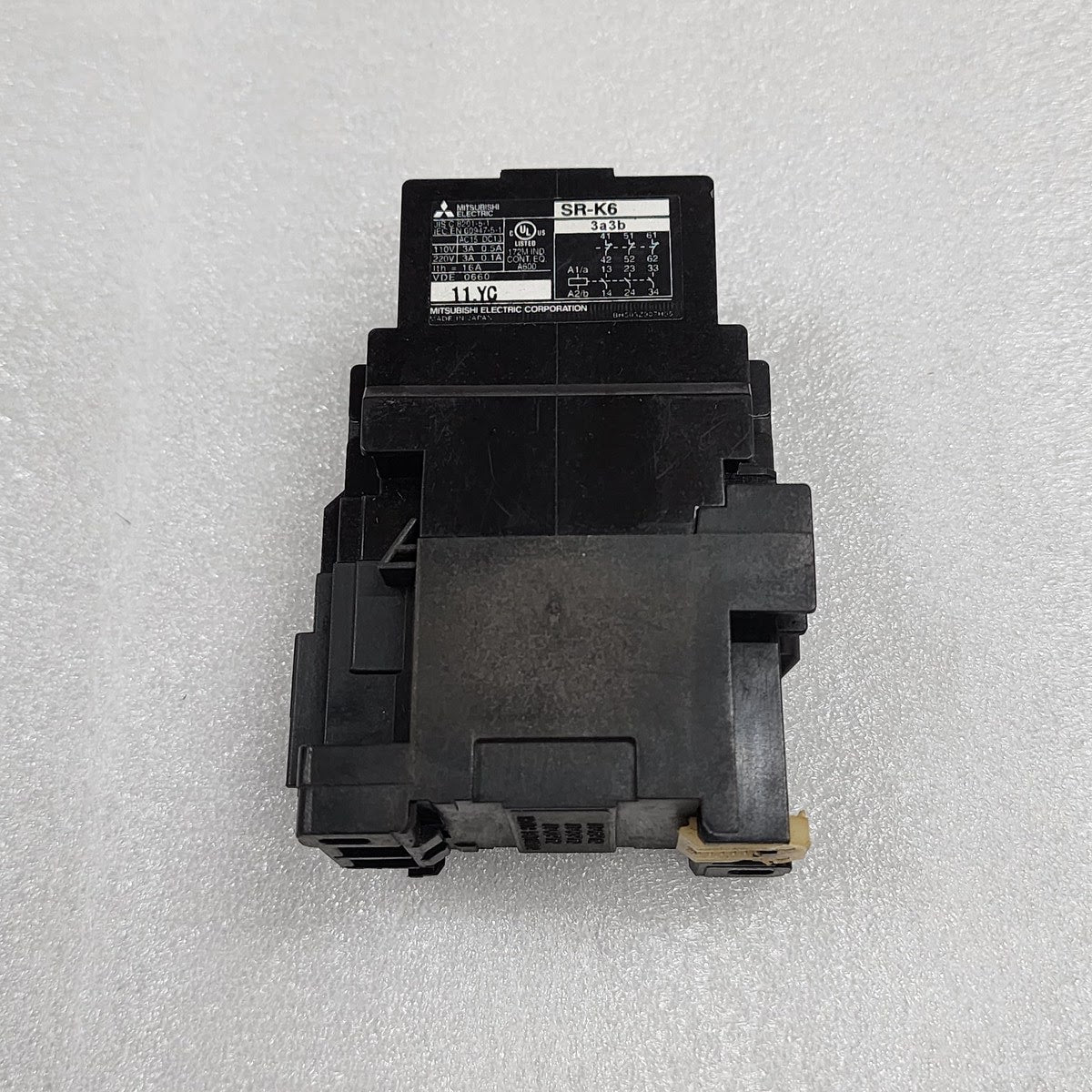 MITSUBISHI ELECTRIC SR-K6 3a3b MAGNETIC CONTACTOR COIL VOLTAGE 380-440V