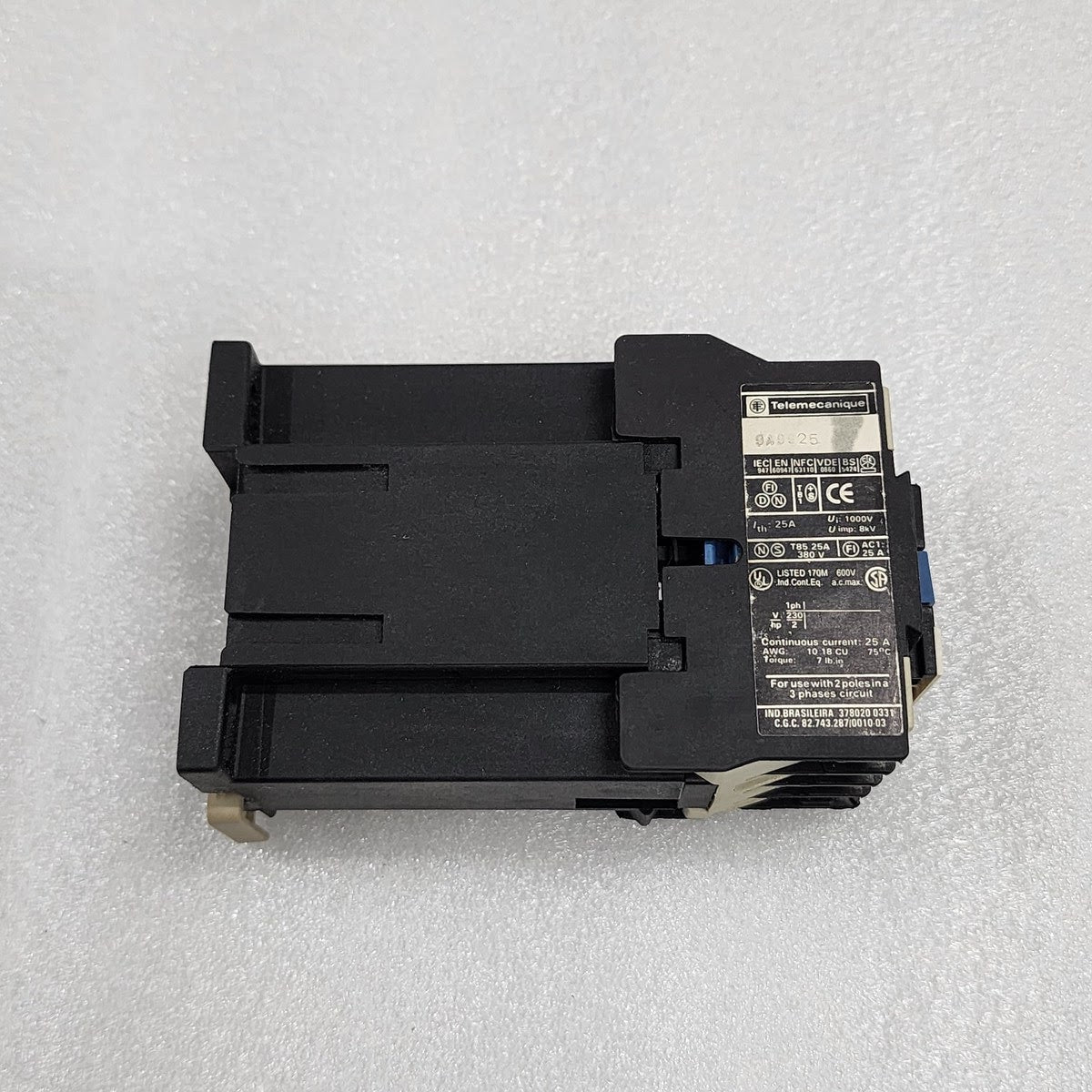 TELEMECANIQUE LP1 D12 008 MAGNETIC CONTACTOR 25A 24V