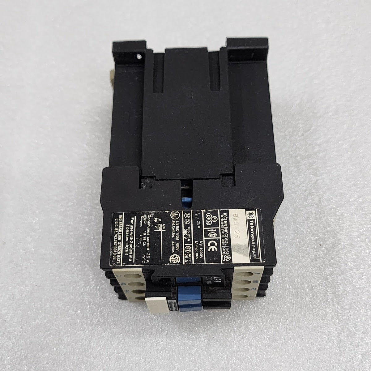 TELEMECANIQUE LP1 D12 008 MAGNETIC CONTACTOR 25A 24V