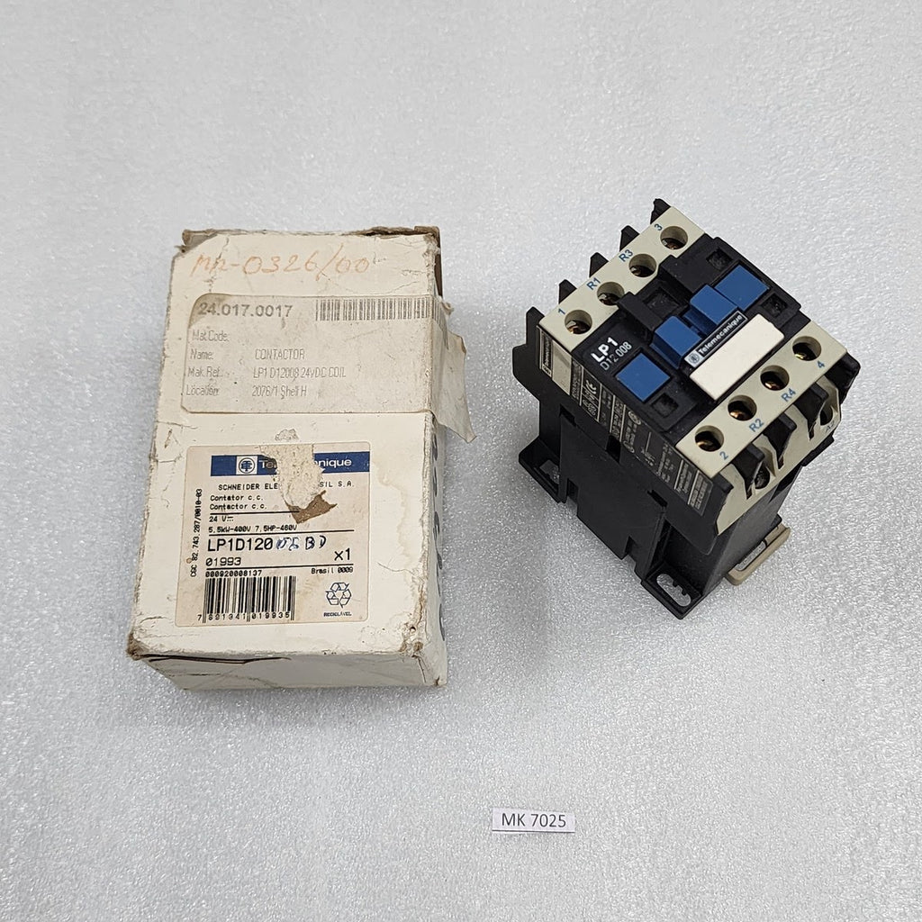 TELEMECANIQUE LP1 D12 008 MAGNETIC CONTACTOR 25A 24V