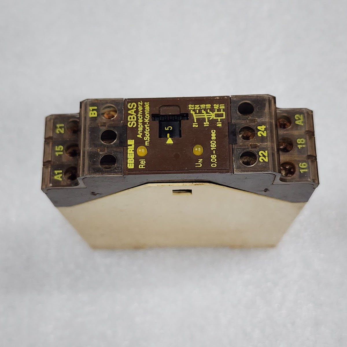 EBERLE SBAS TIMER RELAY 0545 1314 9090 0.06-160SEC 220VAC/24VAC-DC