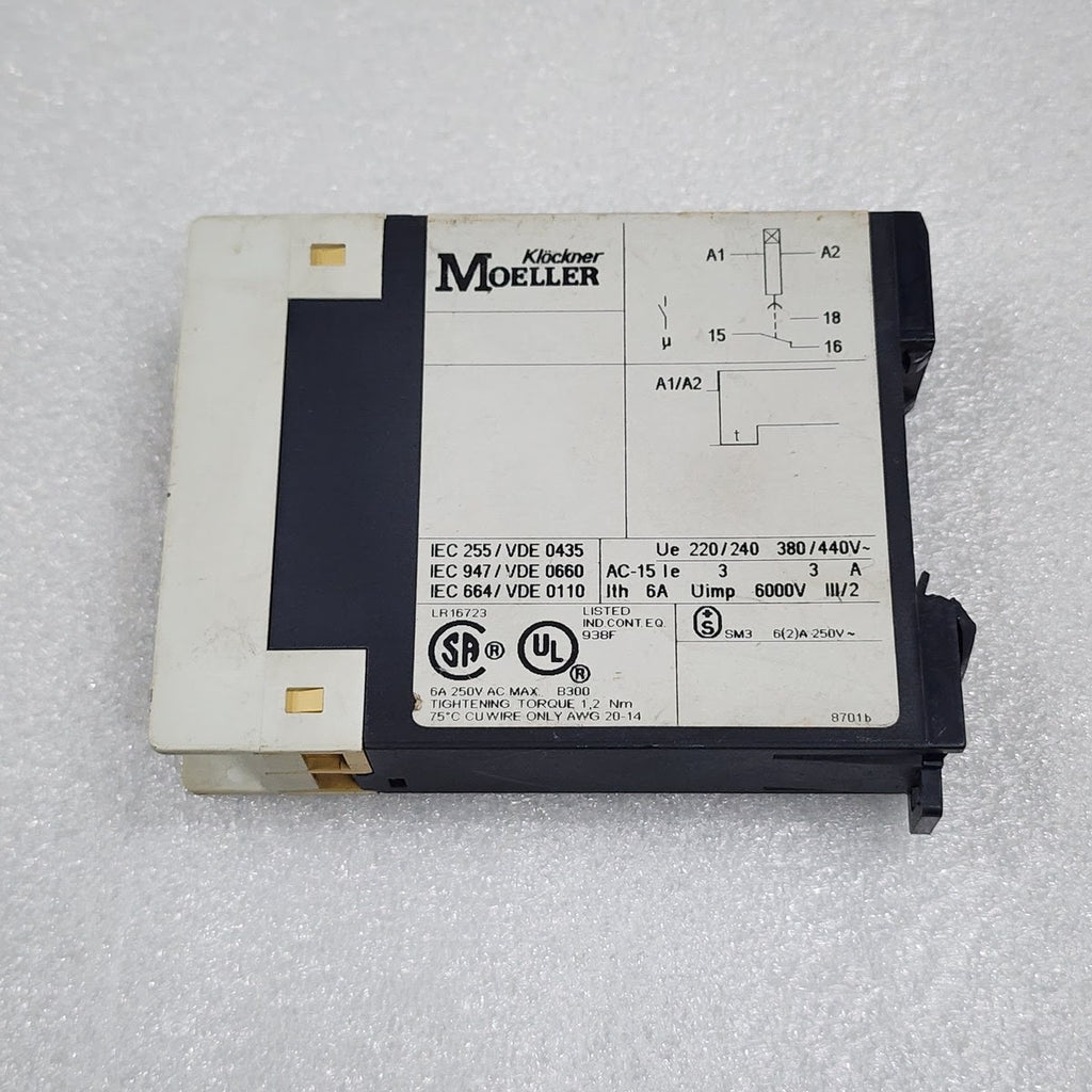 MOELLER TE 11-1-A RELAY 24-240VAC/DC
