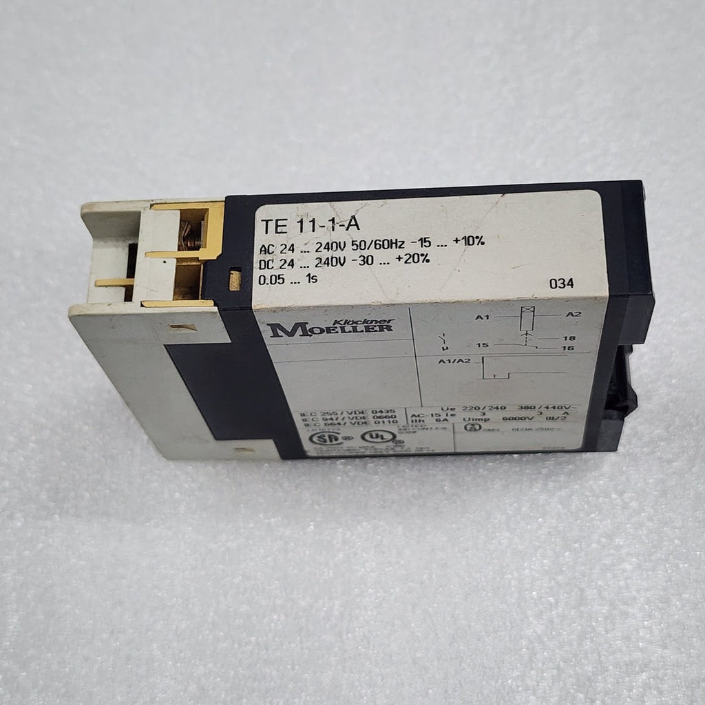 MOELLER TE 11-1-A RELAY 24-240VAC/DC