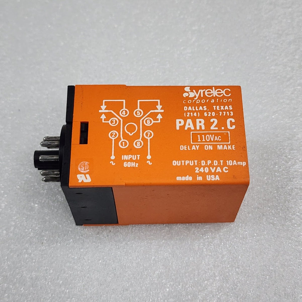 SYRELEC PAR 2.C TIME RELAY 110V