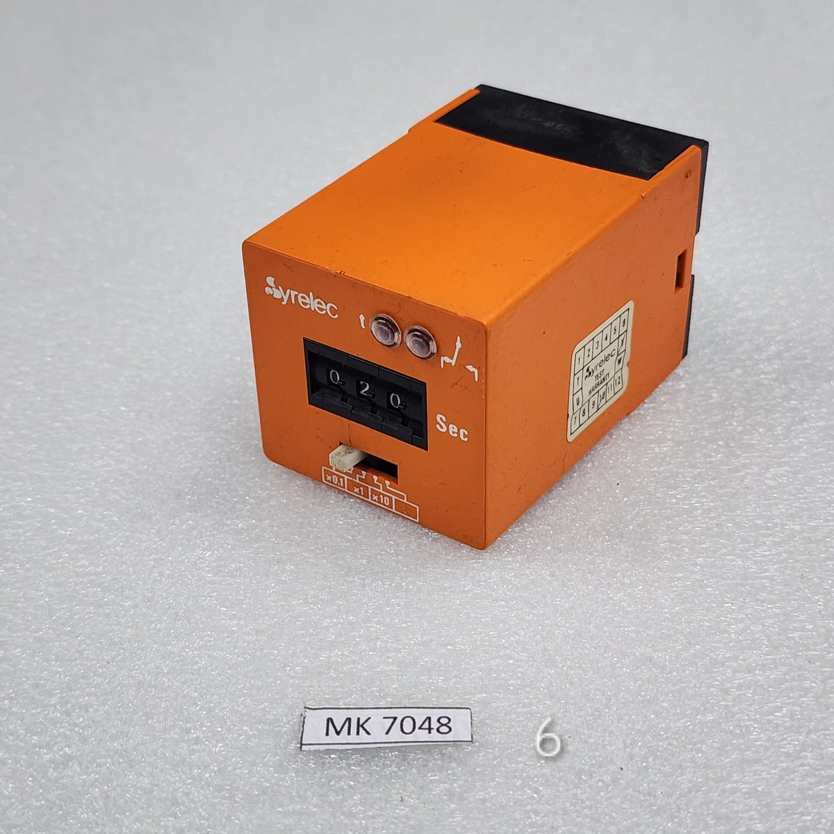 SYRELEC PAR 2.C TIME RELAY 110V