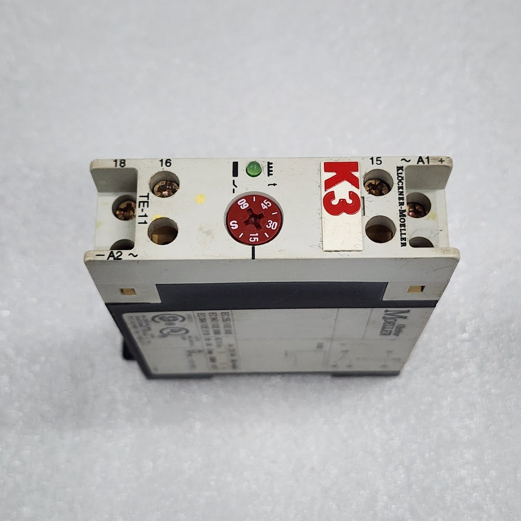 MOELLER TE 11-60-A TIMER RELAY 24-240VAC/DC 3-60S